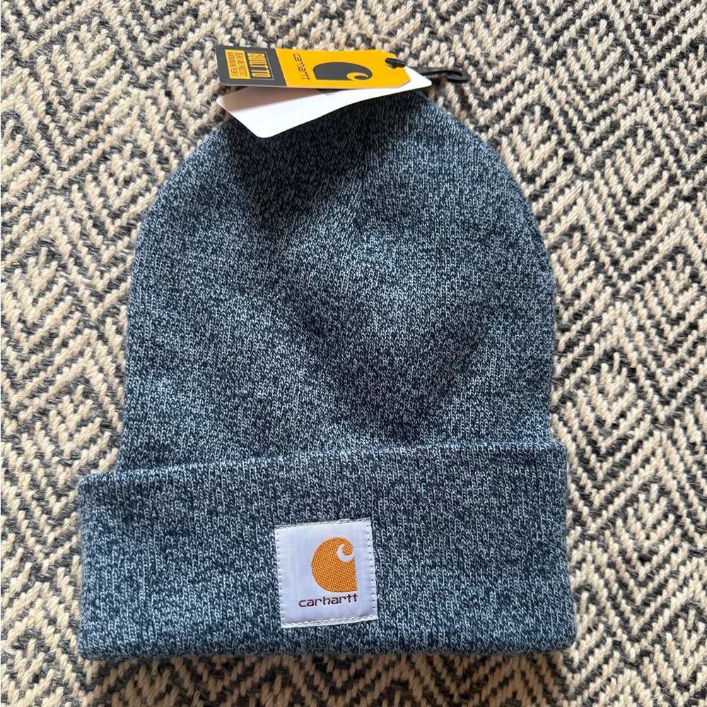 Carhartt Knit Cuffed Beanie Blue NWT Unisex Watch Hat